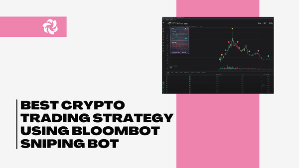 a thumbnail for "Best Crypto Trading Strategy Using BloomBot Sniping Bot" with a crypto graph